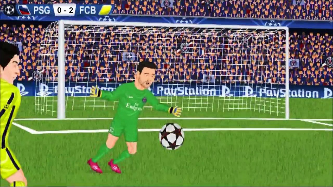 PSG 1 3 Barcelona Champions League Parody 15.04.15