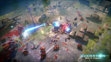 Alienation pre-alpha co-op footage