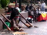 aborigine street musicians, australia