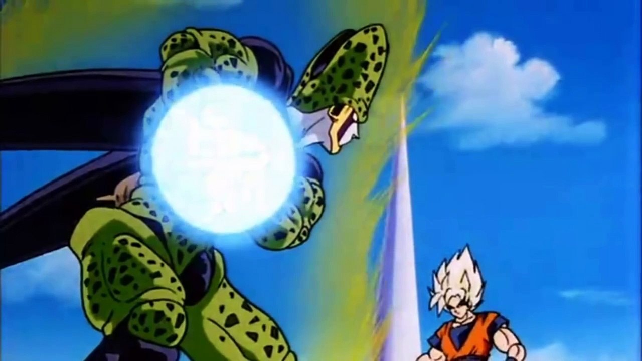 Cell's Kamehameha vs Goku 1080p HD