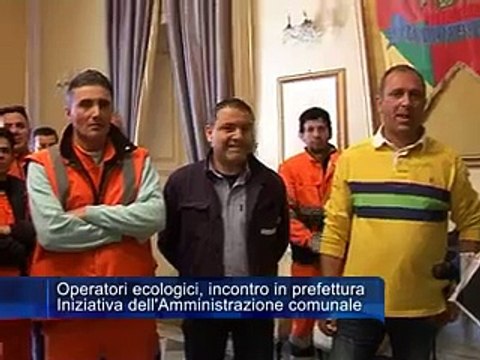 Operatori ecologici, incontro in prefettura. Iniziativa dell'Amministrazione comunale