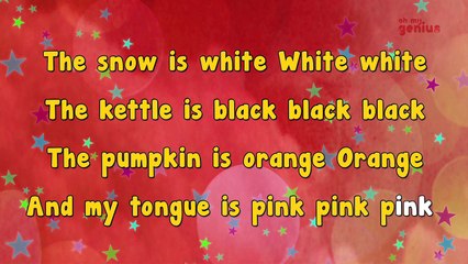 Karaoke - Color Song | Colors Song | Karaoke Rhymes