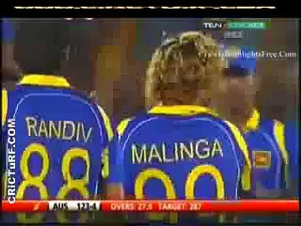Lasith Malinga's Awesome Bowling