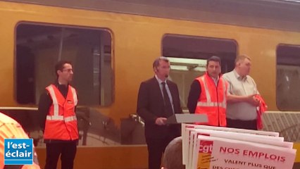 Les annonces de la direction aux cheminots romillons