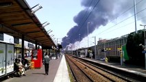 Incendie entrepôt La Courneuve