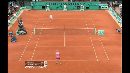 Safina vs Dementieva 2008 RG Highlights