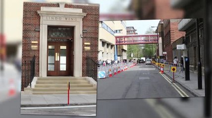 Hospital monta barricadas para la llegada de Kate Middleton