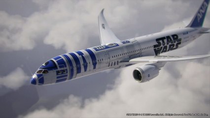 طائرة يابانية ترفع ألوان سلسلة "حرب النجوم"