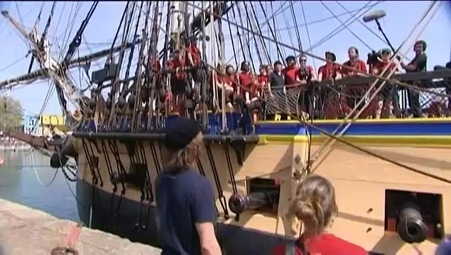 L'Hermione, le plus gros navire historique prépare son départ vers les Etats-Unis