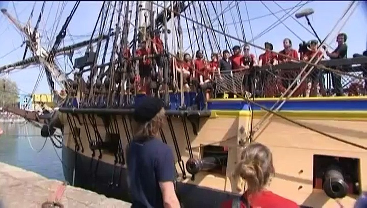 L'Hermione, le plus gros navire historique prépare son départ vers les Etats-Unis