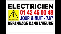 ELECTRICIEN PARIS 16 75016 75116 DEPANNAGE ELECTRICITE 24/24
