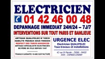 ELECTRICIEN PARIS 16 75016 75116 DEPANNAGE ELECTRICITE 24/24