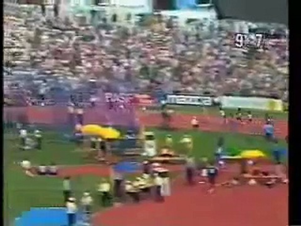 IAAF World Cup 1985 - 4x100 women GDR 41.37 WR