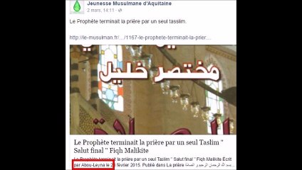Jeunesse Musulmane d'Aquitaine (JMA) [MISE EN GARDE]- Sheikh Tchalabi