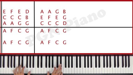 ♫ ORIGINAL+VOCAL - How To Play Whistle Flo Rida Piano Tutorial Lesson - PGN Piano