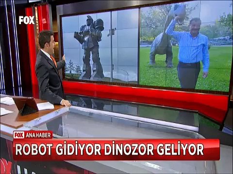 Melih Gökçek Ankara'da Robot Transformersleri kaldırıp yerine Dinozorları dikecek