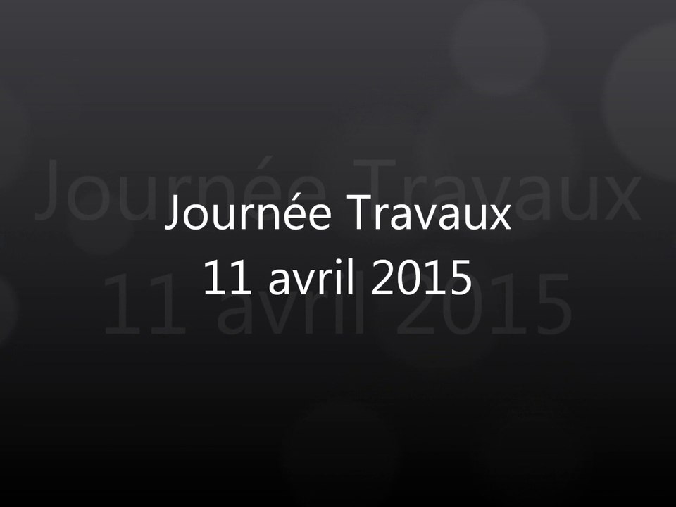 AEP Châteaurenaud - Journée Travaux 11 avril 2015