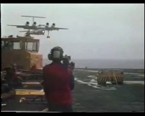 NASA Quiet Short-Haul Research Aircraft (QSRA) Carrier Trials