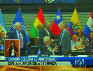 Unasur celebra su aniversario con la inauguración de la Escuela Suramericana de Defensa