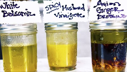 How to Make 3 Easy Vinaigrette Dressings, Add Some Flavor to Any Meal!