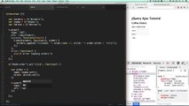 jQuery Ajax Tutorial #2 - Posting data to backend (jQuery tutorial #8)