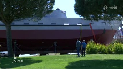 Convoi exceptionnel : Un bateau sur les routes (Vendée)
