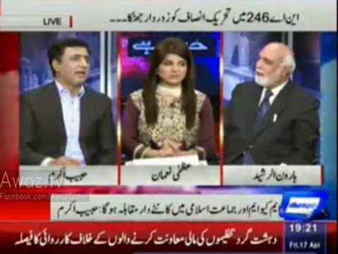 Jamat e Islami made a mistake by not supporting PTI candidate in NA-246- Haroon Rasheed