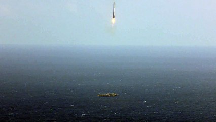 CRS-6 First Stage Landing