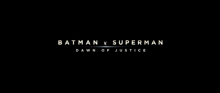 BATMAN v SUPERMAN: DAWN OF JUSTICE 3D Teaser
