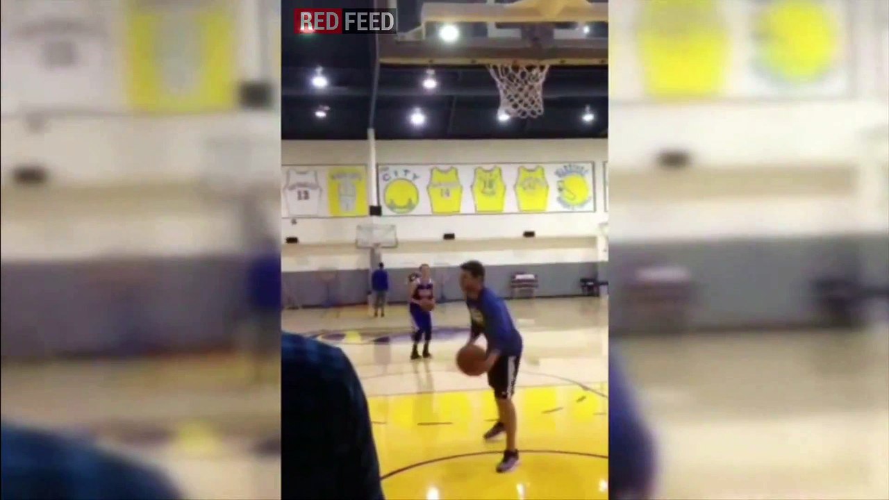 Stephen Curry Hits 77 Consecutive 3-Pointers During Practice _ April 14, 2015 _ NBA 2014-15 Season