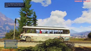 VanossGaming- GTA 5 Online Funny Moments Gameplay 9 - Chrome Car Chase, Jumps, Bus Trick, Dump Truck (Multiplayer)