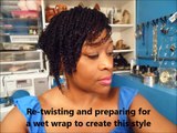 Mini-Twist Hairstyle on Natural Afro Textured Hair