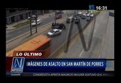 San Martín de Porres: 'Marcas' roban S/.10 mil a policía en espectacular atraco