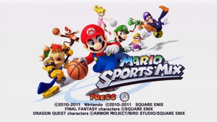 Mario Sports Mix - Gameplay - Intro