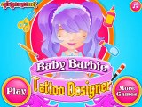 Diseño del tatuaje del bebé Barbie - Dibujar en el brazo de la mejilla o en el hombro