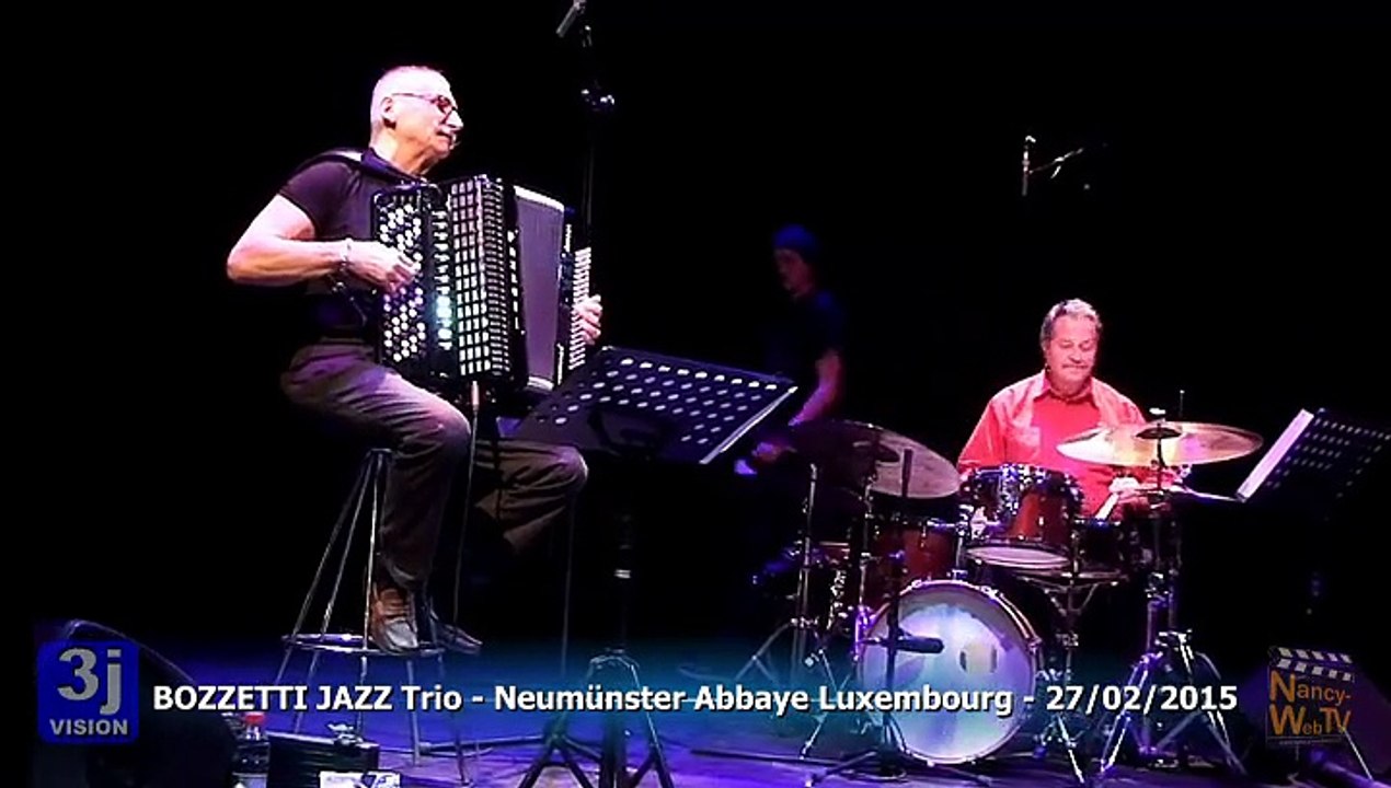 BOZZETTI JAZZ TRIO - Salle KRUPS - Neumunster Abbaye Luxembourg - 27-02-2015