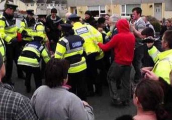 Sit-Down Protest Against Water Charges in Cork