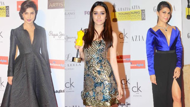 Priyanka Chopra, Jacqueline Fernandez, Shraddha Kapoor At Grazia Young Fashion Awards 2015