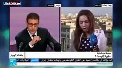 مراسلة فرنس 24 تحت تأثير المخدرات  هههههههههههههههههه