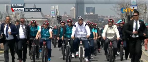 Cumhurbaşkanı Erdoğan Pedal Çevirdi