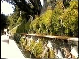 Italie Tivoli Vidéo de la villa d'Este ses jardins  ( Italy's gardens villa d'Este )