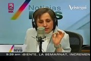 Carmen Aristegui responde a Televisa por caso Laura Bozzo