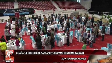 Aliağa 14.geleneksel satranç turnuvası heyecanı başladı