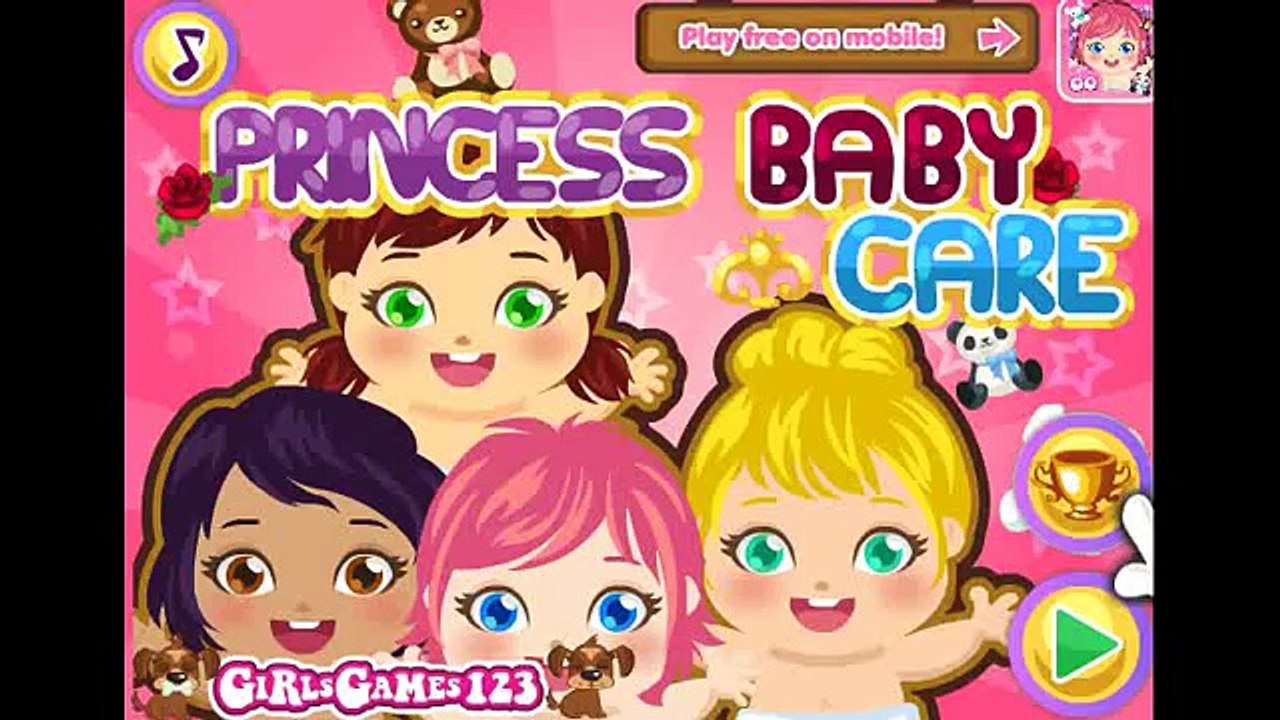 · ╠╣Đ·▻ Baby Games - Princess Baby Care game - video dailymotion