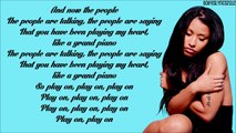 Nicki Minaj - Grand Piano Explicit Lyrics HD (The Pinkprint)