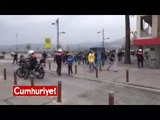 Beşiktaş ve Fenerbahçe taraftarlar arasında taşlı bıçaklı kavga