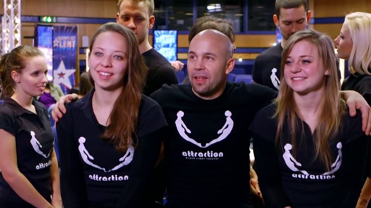 Britains Got Talent - Hungarian Shadow Dancers - Attraction Black Light Theatre HD 720p