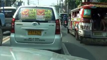Driving in the Philippines - Watch how they do it!  Manila & SLEX segment