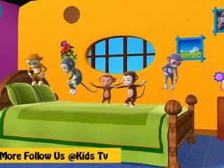 Fun & Educational: Five Little Monkeys Jumping on the Bed for Kids 🐒