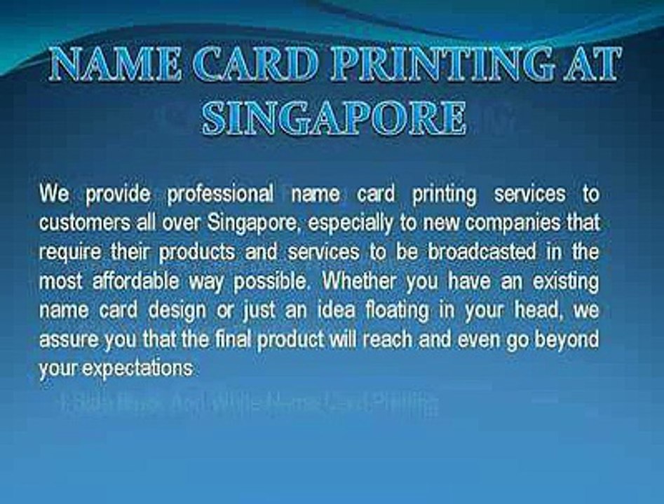 Namecardprinting